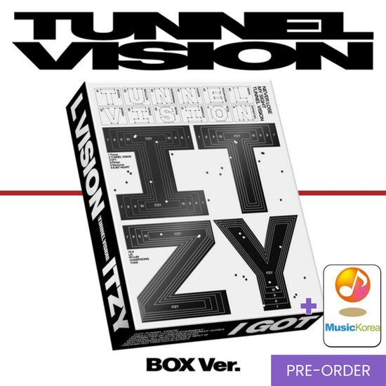 {PRE-ORDER} ITZY - 11th Mini Album [TUNNEL VISION] (Box Ver.) + MusicKorea Photocard